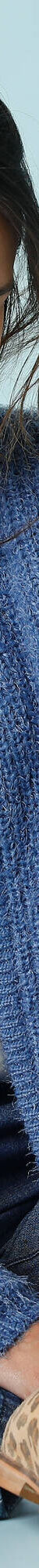 Gilet paletot Spécial Petites, maille poilue (bleu grisé) Gilet paletot Spécial Petites, maille poilue (bleu grisé)
